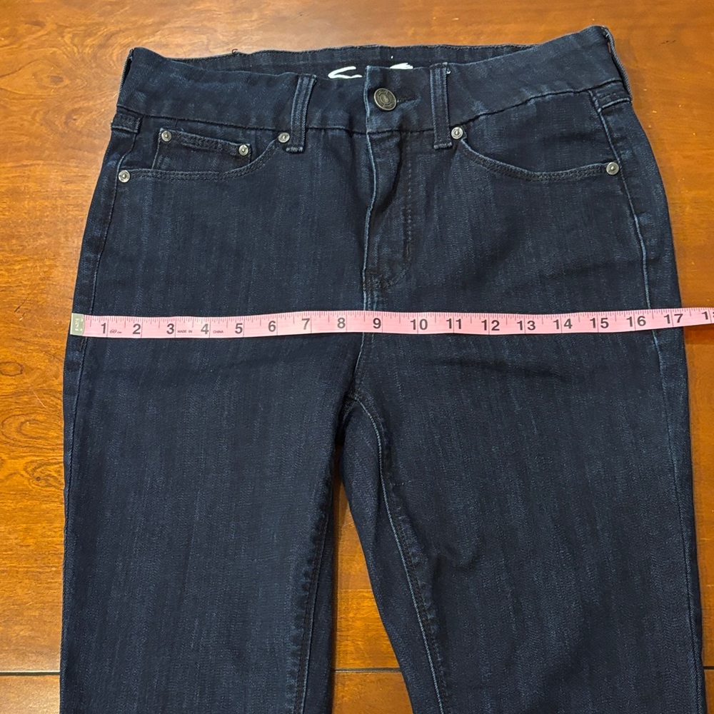 Seven7‎ Women's Deep Indigo Tummyless High Rise Skinny Jeans. Like New.  8 - Picture 7 of 13